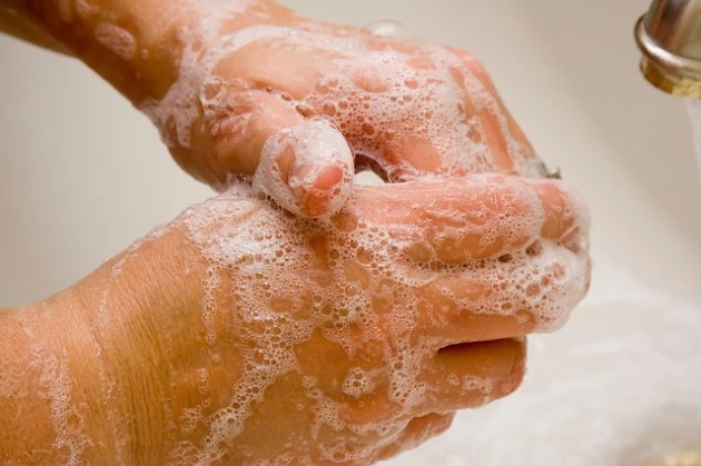 washing hands Arlington County Flickr