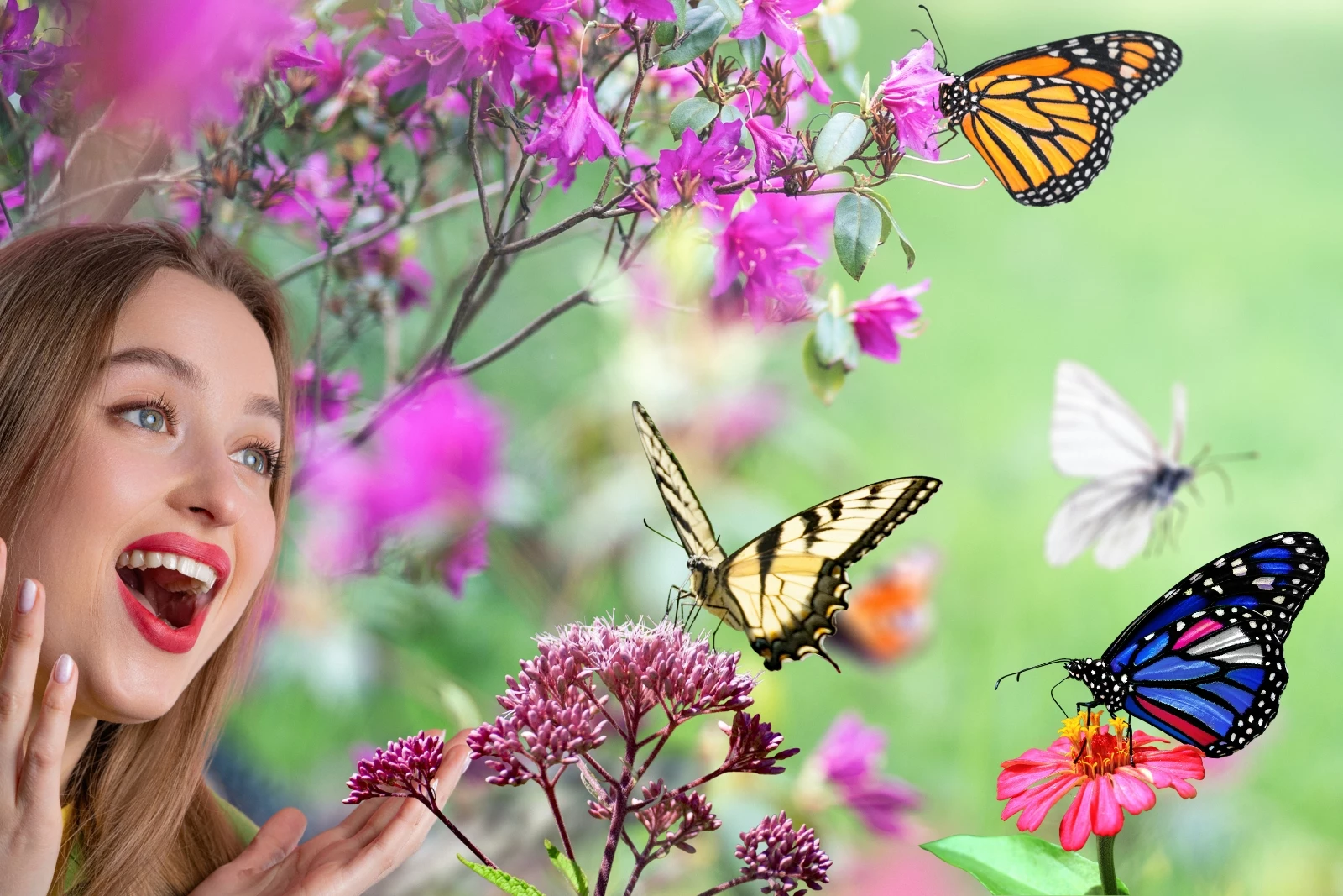 Beautiful 'Butterflies in The Garden' Exhibit at This Texas Attraction