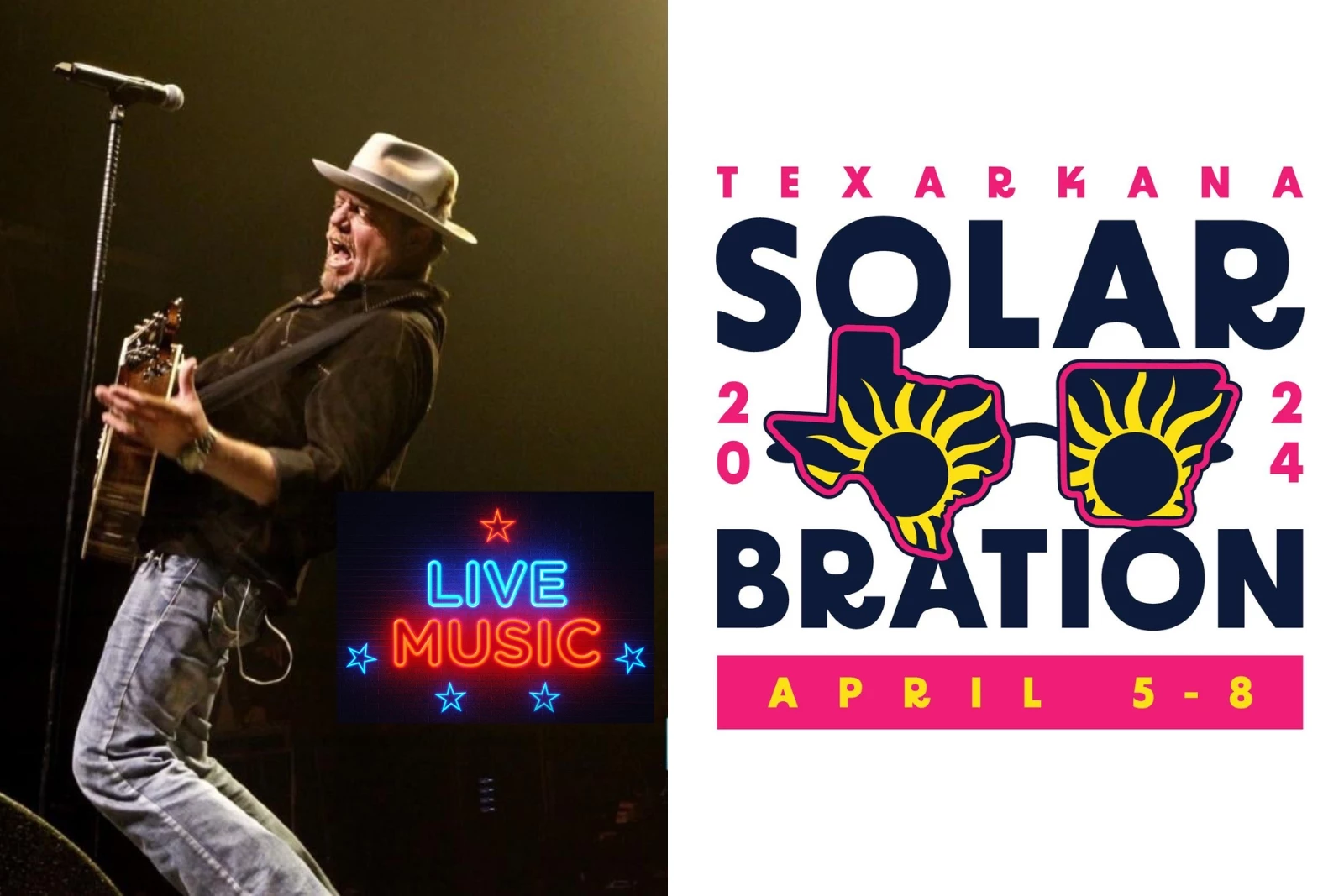 Texarkana's Solarbration Live Music Weekend – April 4 – 8