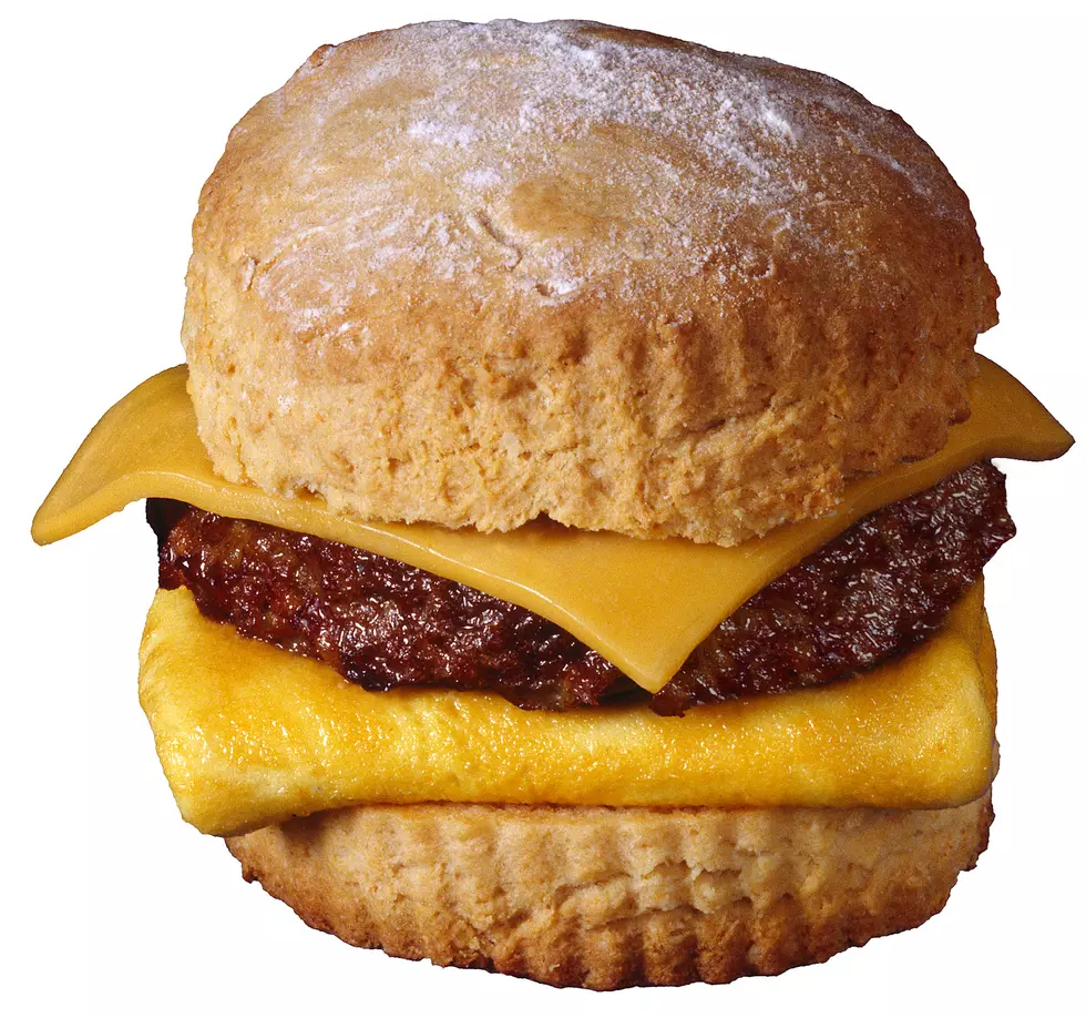 Sausage, egg, and cheese sandwich