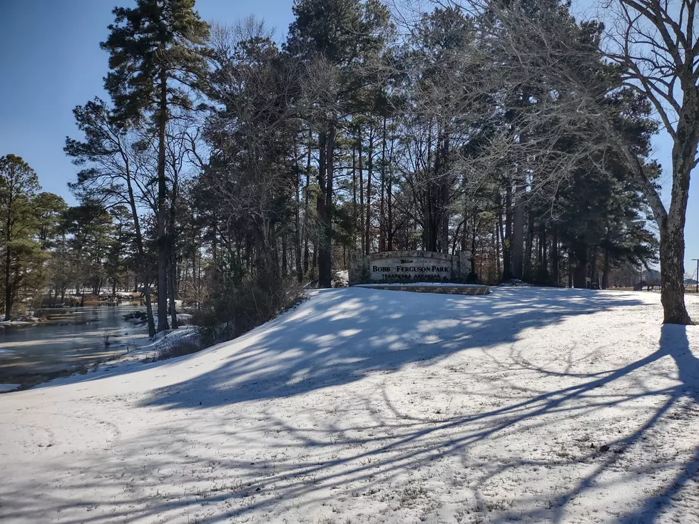 Texarkana Photo Tour: Bobby Ferguson Park in the Ice and Snow